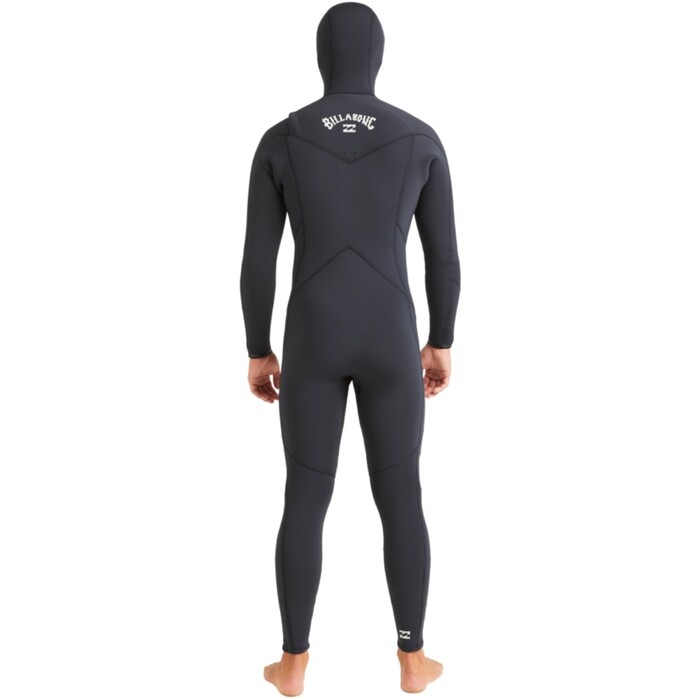 2024 Billabong Mens Absolute Natural 5/4mm Hooded Chest Zip Wetsuit ABYW200120 - Black